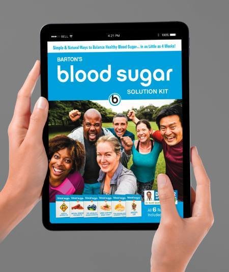 Nervala supplement promotion with complimentary Blood Sugar Solution Kit ebook
